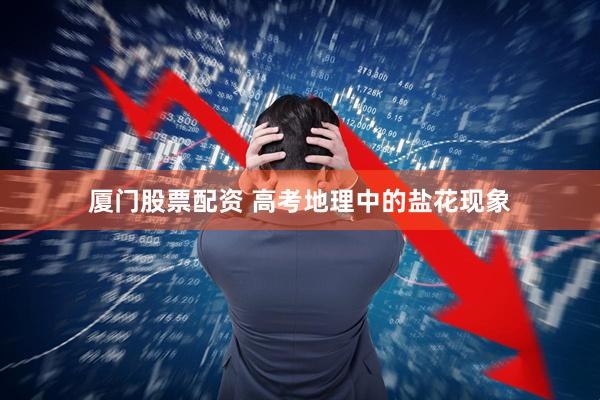 厦门股票配资 高考地理中的盐花现象