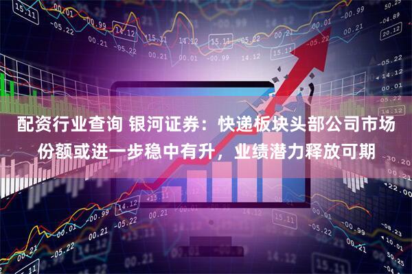 配资行业查询 银河证券:快递板块头部公司市场份额或进一步稳中有升,业绩潜力释放可期